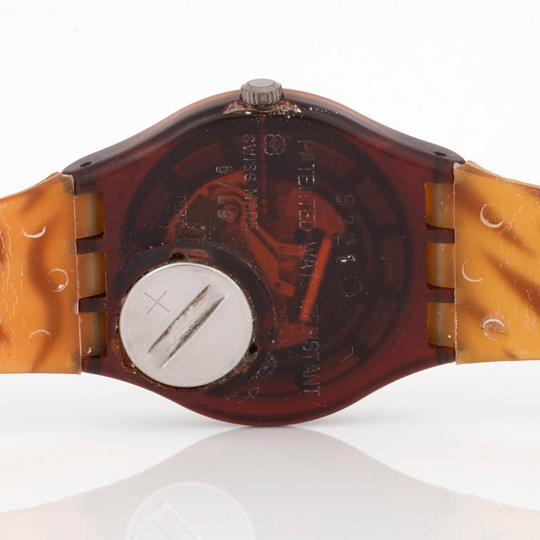 Two Swatch watches from the olympic games in Atlanta 1996.