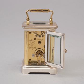 L´EPÉE, Fondée en 1839, travel alarm clock, lever escapement, second half of the 20th century.