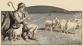 Jenny Nyström, The Shepherdess.