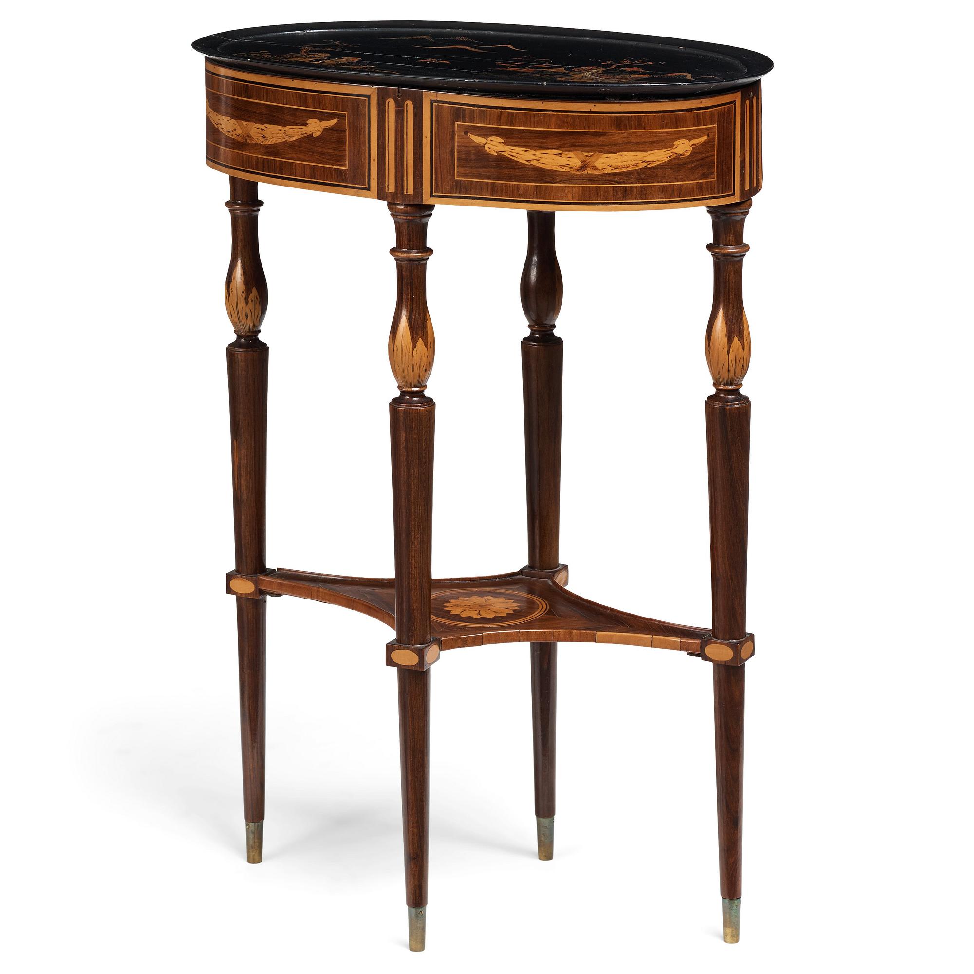 BORD, av Georg Haupt (mästare i Stockholm 1770-1784), ej signerat, Gustavianskt.