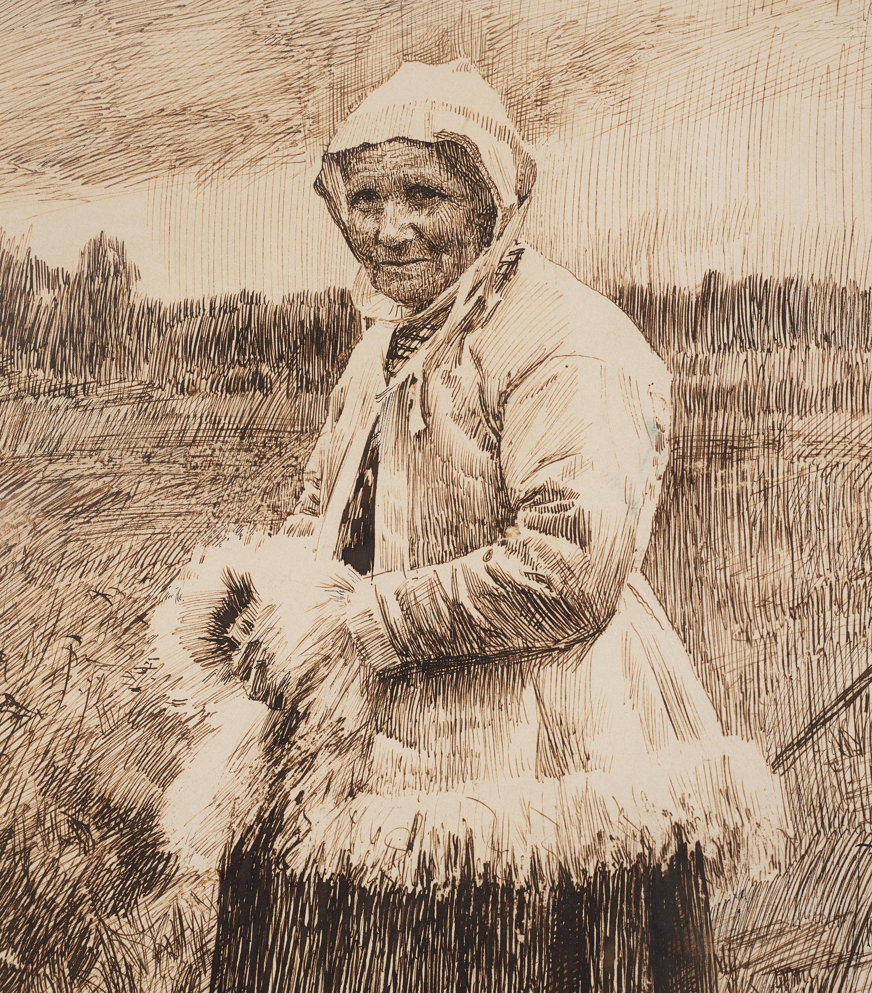 Anders Zorn, Grandmother.