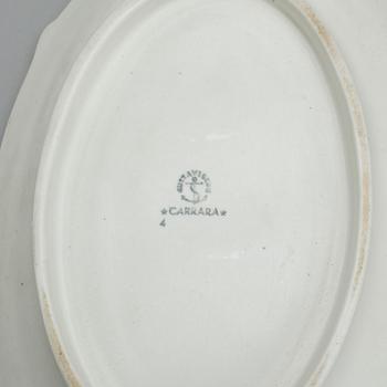 FAT samt VAS, 2 delar, "Carrara", Wilhelm Kåge, Gustavsberg.