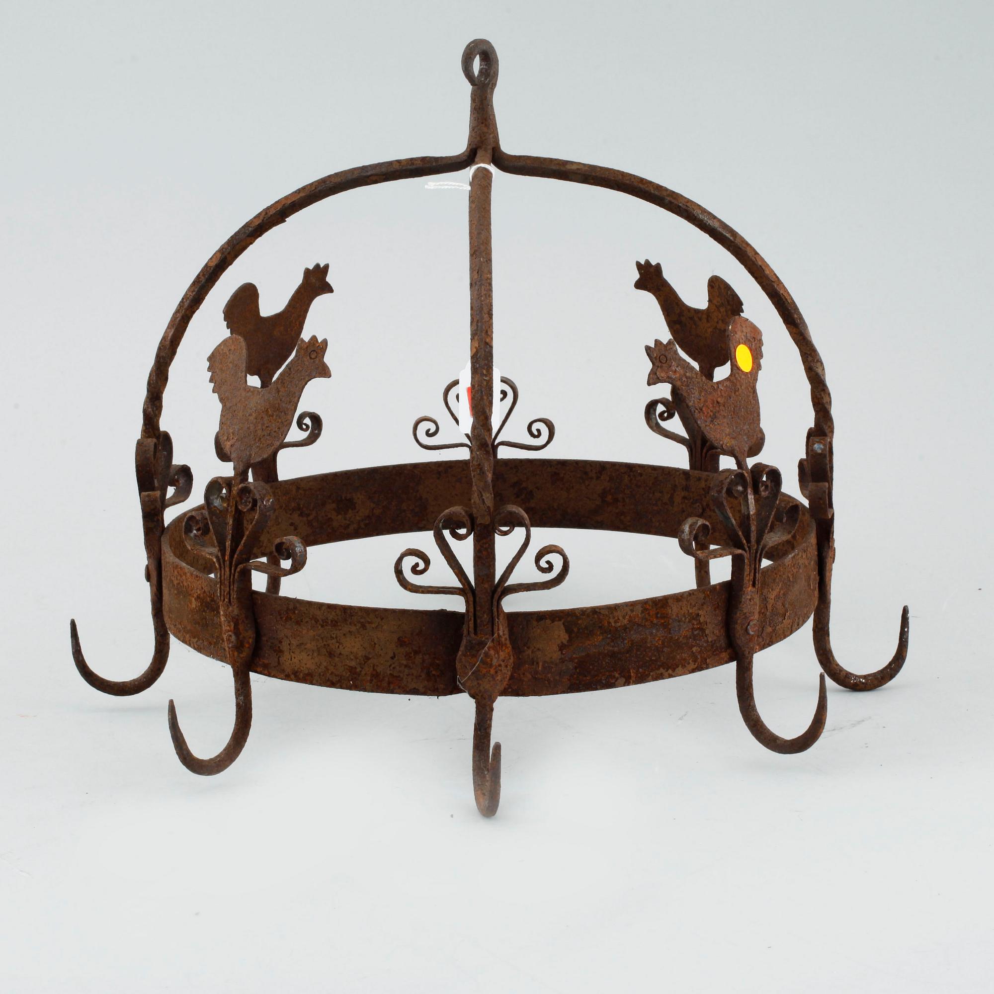 A meat hook in wrought iron, 18th / 19th century.