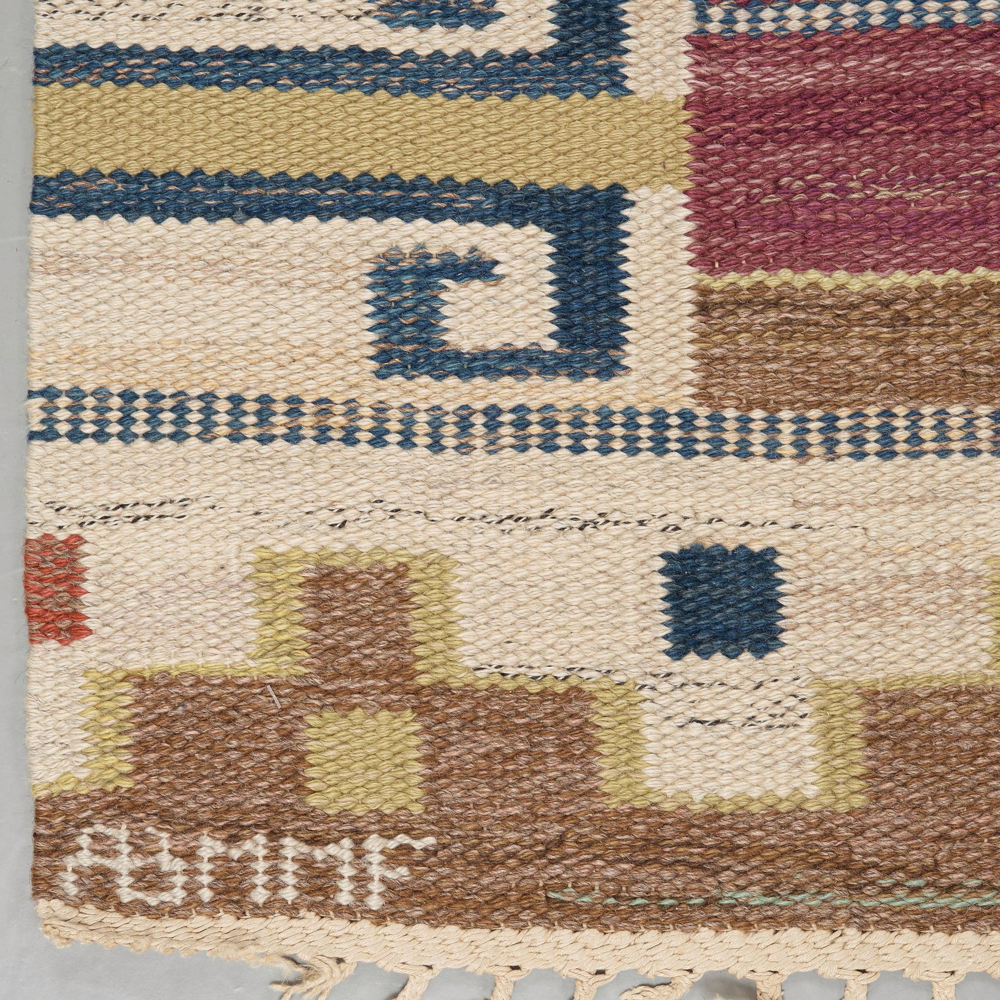 Märta Måås-Fjetterström, CARPET. "Bruna heden". Flat weave. 351 x 250,5 cm. Signed AB MMF.