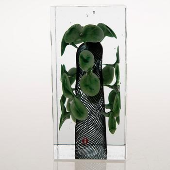 Oiva Toikka, JUBILEUMSKUB, glas, signerad Oiva Toikka Nuutajärvi 2008 16/200.