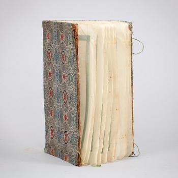 BOK med AKVARELLER, Kina, 18/1900-tal.