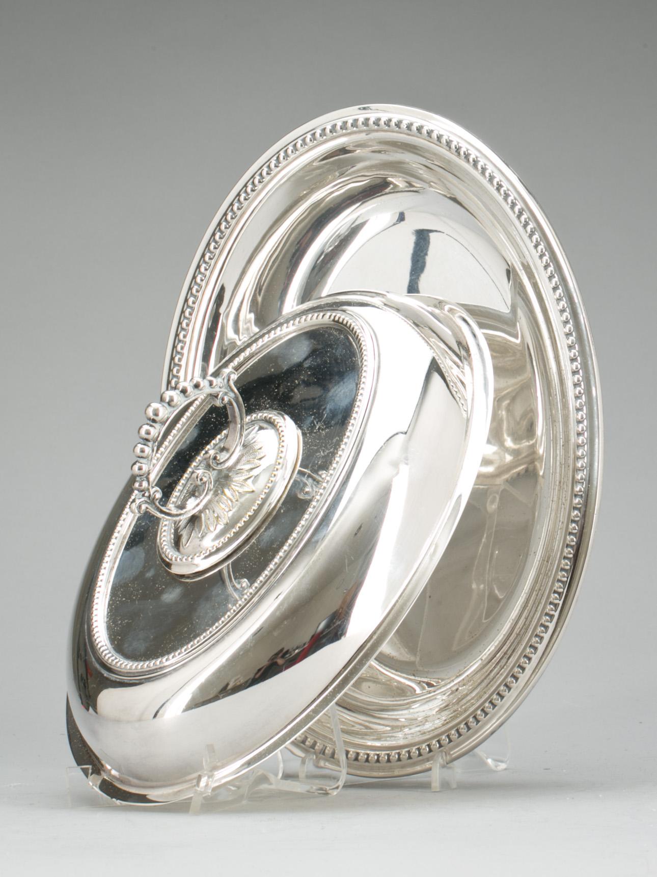 DUBBELKAROTT, nysilver, England 1900-tal.