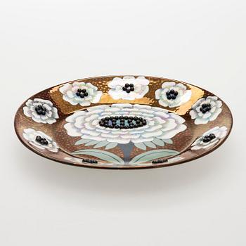 a ceramic 'Fiori dish', marked Birger Kaipiainen, Arabia art made in Finland 1983, 1615/2000.