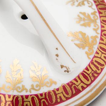 A late 19th Century 16-piece Russian Porcelain Tea Set by Gardner.