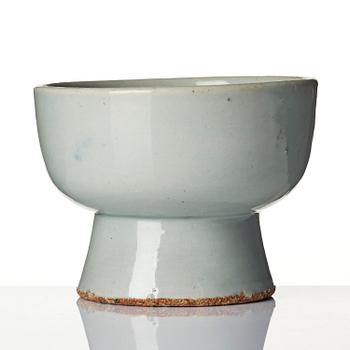 Offerskål, porslin. Korea, Joseon, 1800-tal.