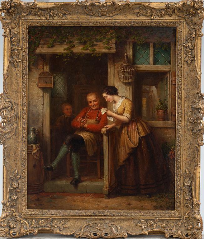 oil on canvas, signed and dated 1866.