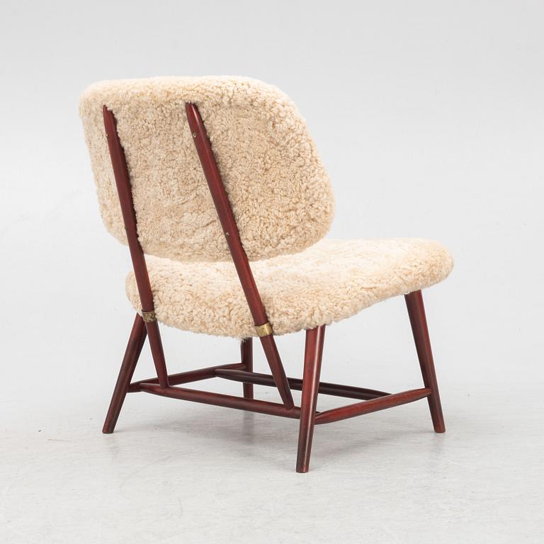 Alf Svensson, fåtölj, "TeVe", Bra Bohag, Studio Ljungs Industrier 1950-tal.