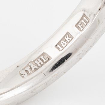Ring, med briljantslipad diamant.