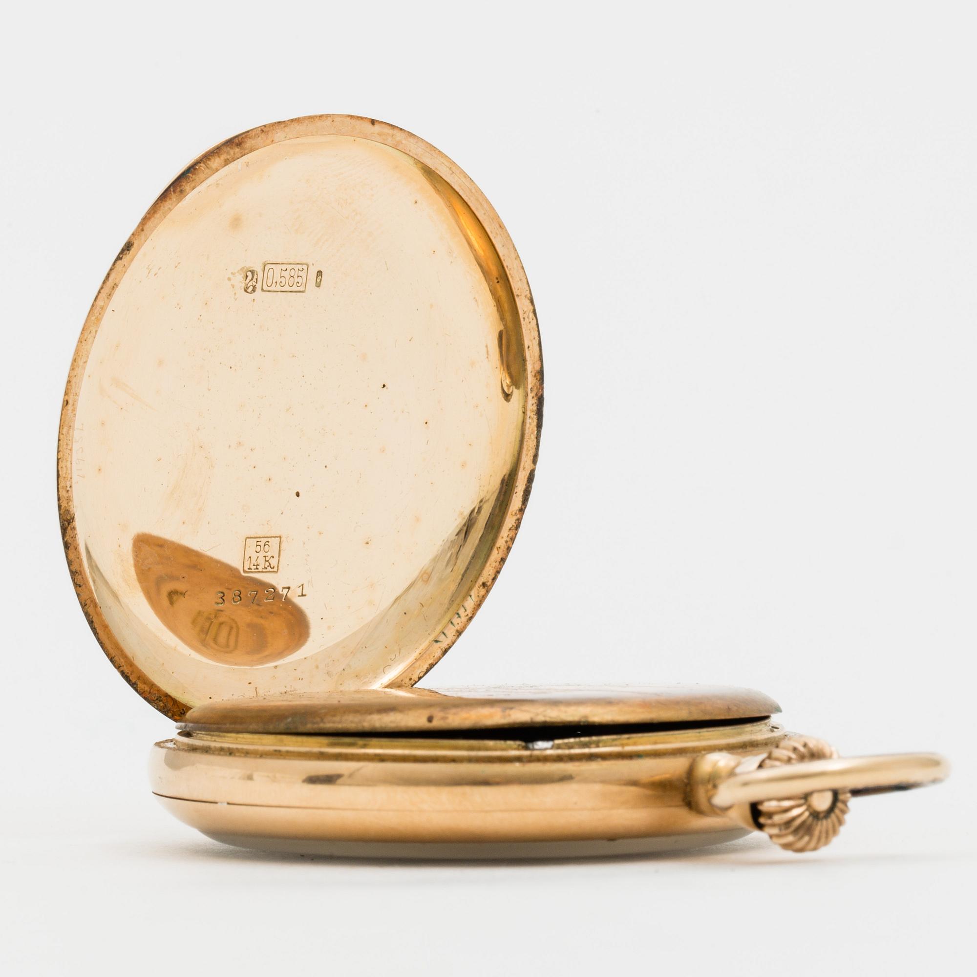 CH.F. TISSOT & FILS, Locle, pocket watch, 48 mm,