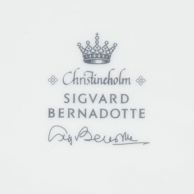 Sigvard Bernadotte, servis, 30 delar, "Marianne Royal Blue", Christineholm/Fyrklövern.