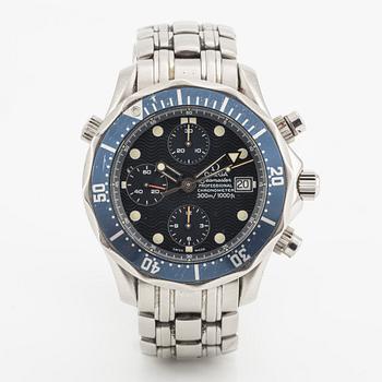 Omega, Seamaster Professional, chronograph, wristwatch, 41.5 mm.