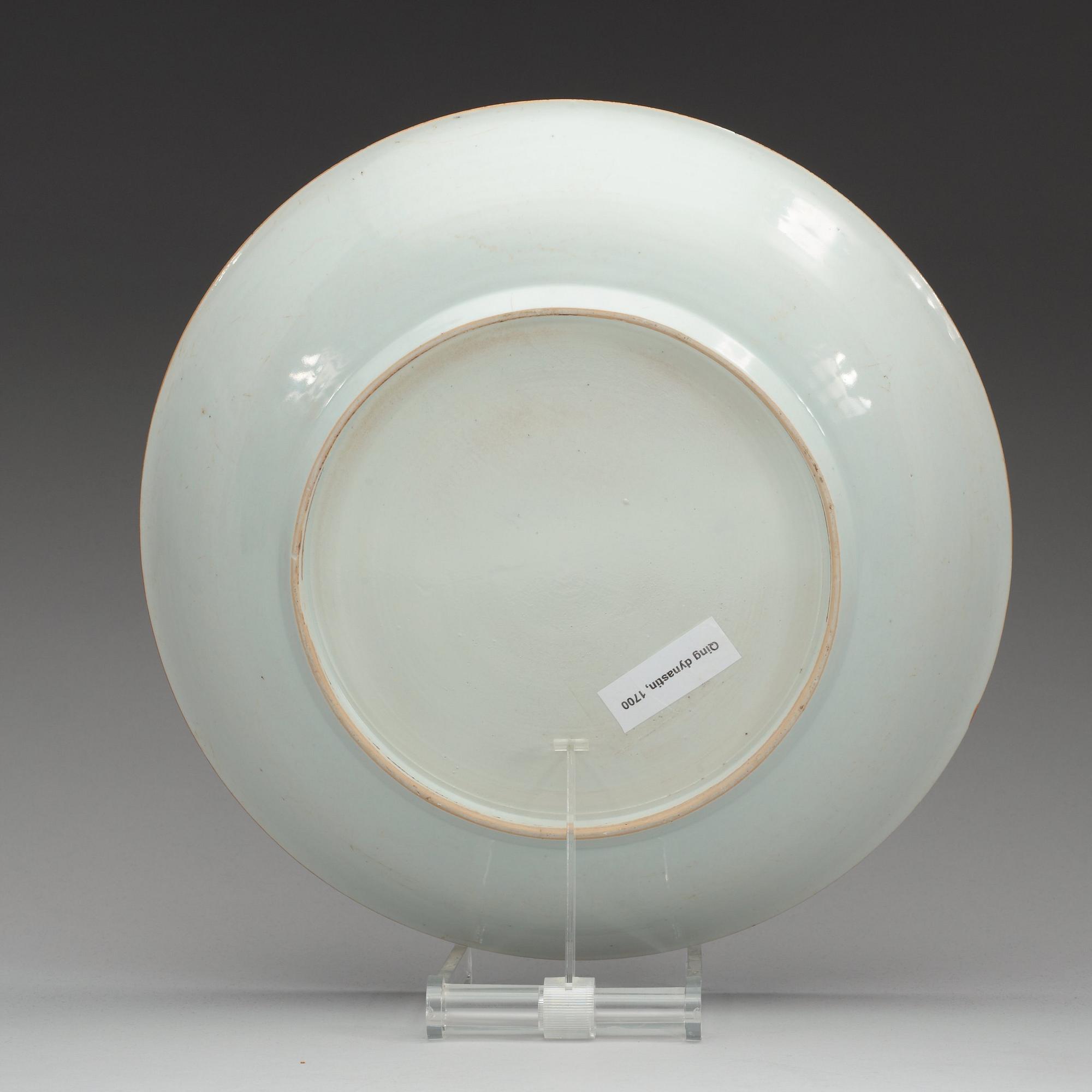 FAT, kompaniporslin. Qing dynastin, 1700-tal.