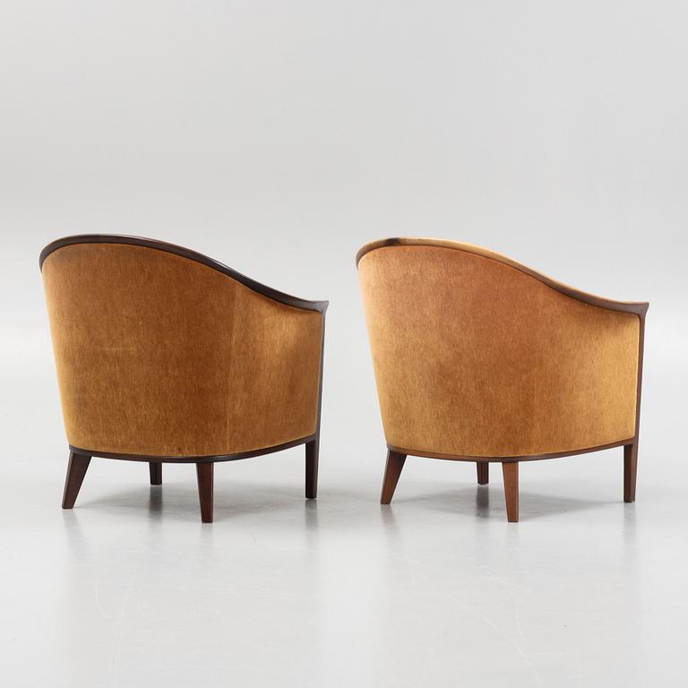 Armchairs, a pair, "Fabiola", Bröderna Andersson.