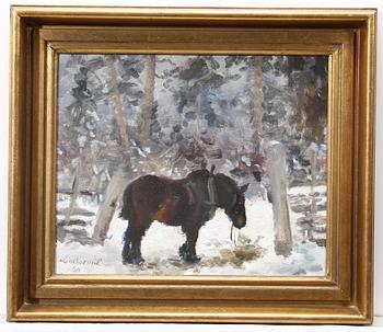 LINDORM LILJEFORS, olja på pannå, sign o dat -40.