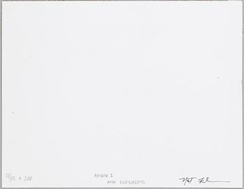 NAT FINKELSTEIN, Digital print (5 st), sign och dat och numr 13/15 a tergo.