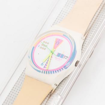 Swatch, Geoglo, wristwatch, 34 mm.