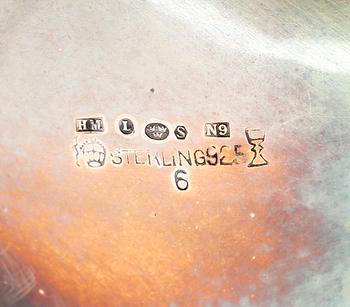 KAFFEKANNA, silver, Tyskland 1960-tal. Vikt ca 392 gram.