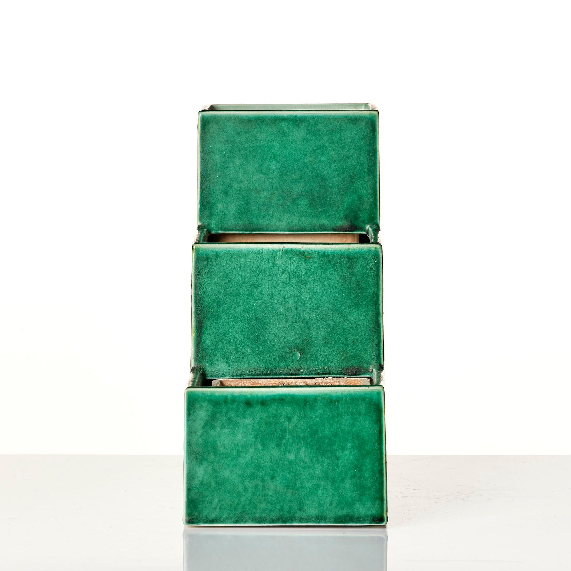 Wilhelm Kåge, a rare "Puzzle" cactus planter model 975/9, Gustavsberg, 1930s.