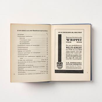 Stockholm Exhibition 1930, catalogue, brochures and souvenirs, six pieces.