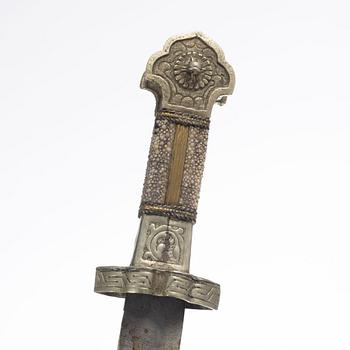 Kniv, Tibet, omkring år 1900.