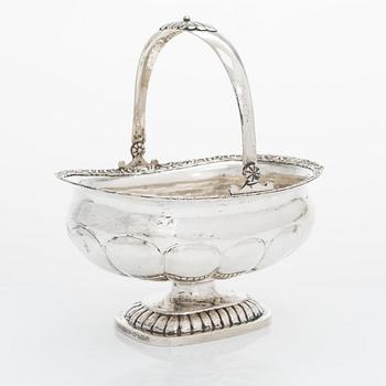 An Estonian sweet-meat silver basket, maker's mark of Caspar Heinrich Zimmermann, Paide/ Weissenstein 1810-1841.