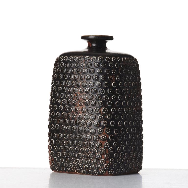 Stig Lindberg, a stoneware vase, Gustavsberg studio 1967.