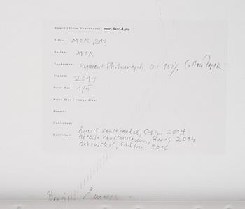 Dawid (Björn Dawidsson), "MOR No. 1", 2013.
