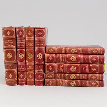 HEDVIG ELISABETH CHARLOTTAS DAGBOK, 9 vol, översatt av Cecilia af Klecker, Stockholm 1920,