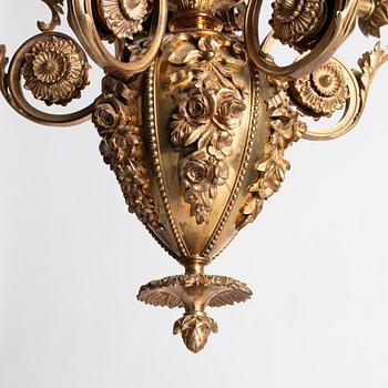 Chandelier, Oscarian, Otto Meyer & Co., circa 1900.