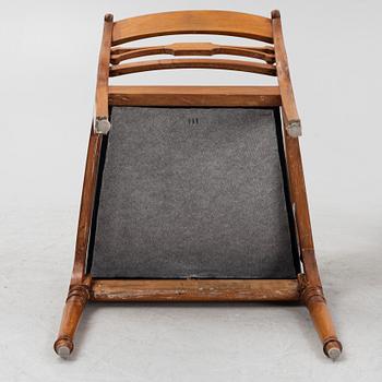 A pair of Empire armchairs, mid 19th century.