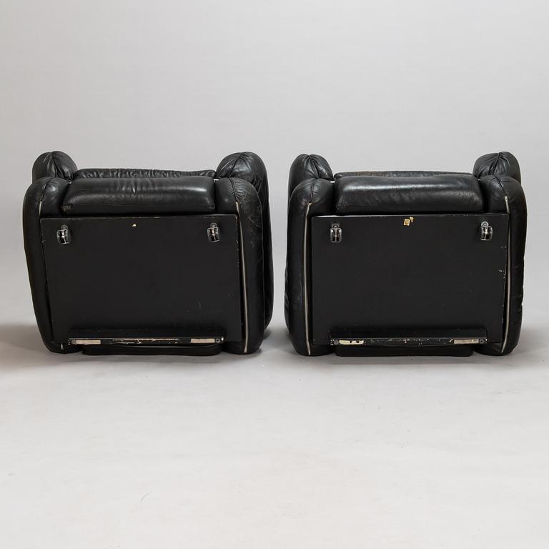 Kurt Hvitsjö, A pair of 1970's 'Hannibal' armchairs for Isku.