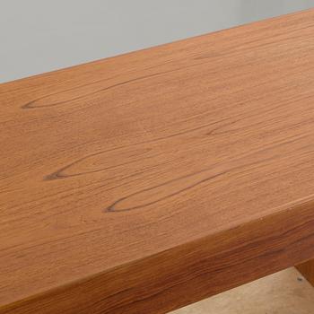 A Scandinavian 1960s-70s teak table.