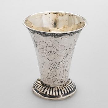Petter Törnqvist, bägare, silver, Tavastehus 1796.