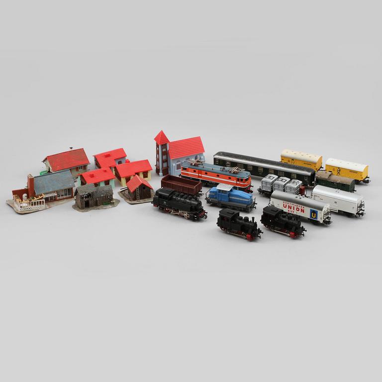 PARTI TÅGDELAR, Märklin, 1900-tal.