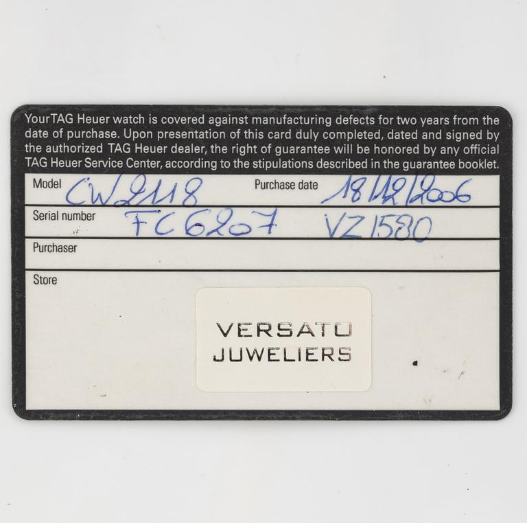 Tag Heuer, Monaco Vintage, "Gulf", kronograf, armbandsur,  38 x 38 (46,5) mm.