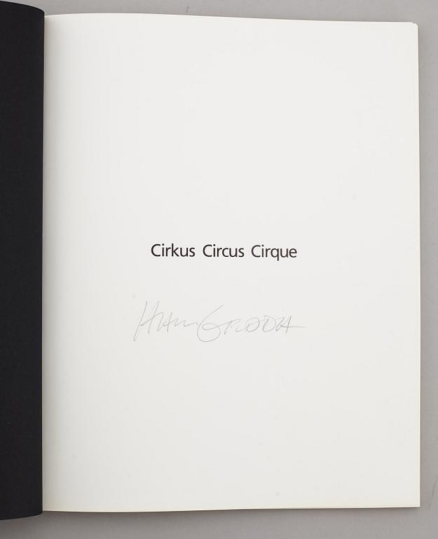 HANS GEDDA, 2 books and an exhibition catalogue. All of them signed.