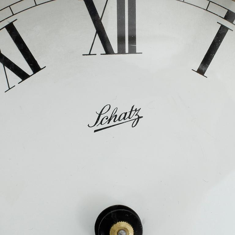 SKEPPSUR samt BAROMETER, mässing, Schatz, 1900-talets andra hälft.