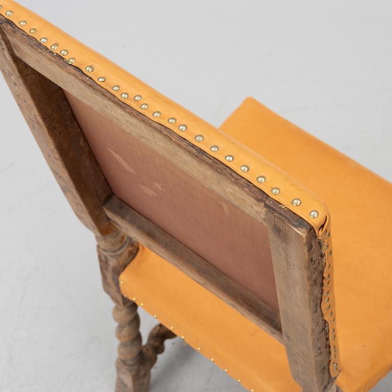 Chairs, a pair of similar examples, Baroque, circa the mid-18th century.