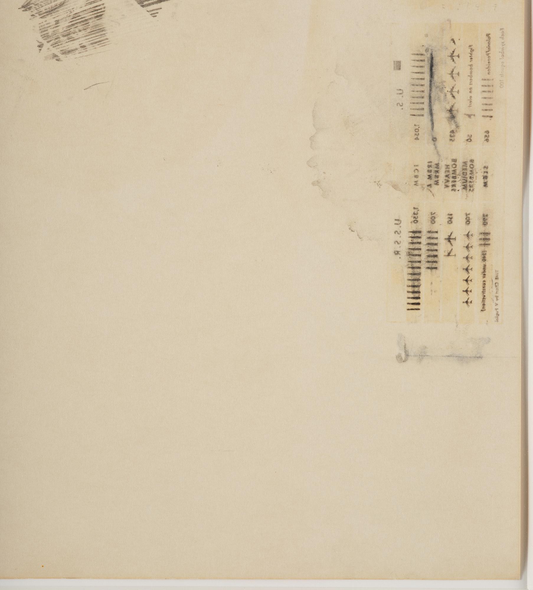 Robert Rauschenberg, "Untitled".