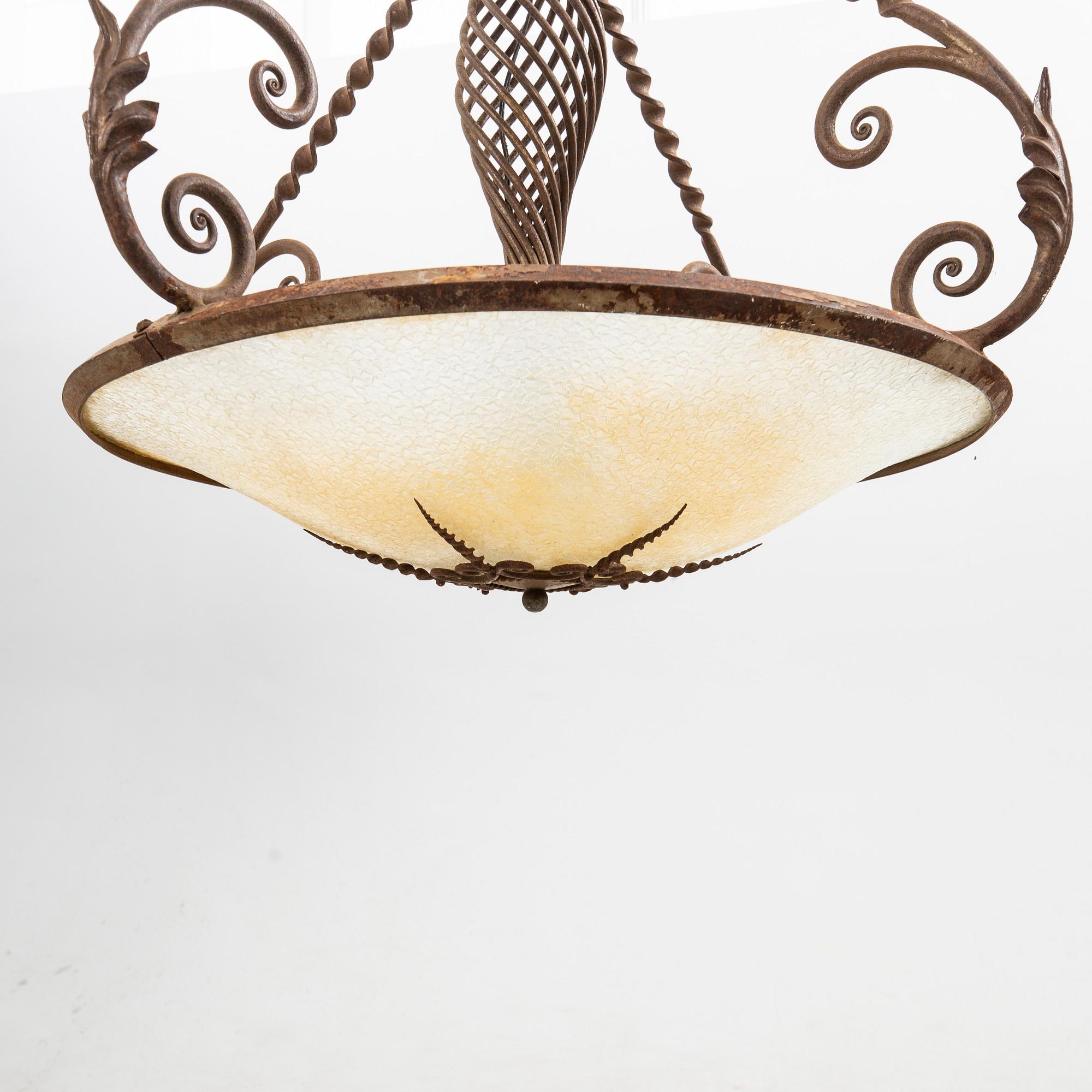 Ceiling lamp 1940s-50s.