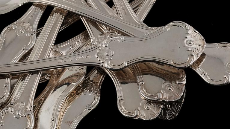 MATBESTICK, "Patricia", 62 delar, silver, ca 2100 g.