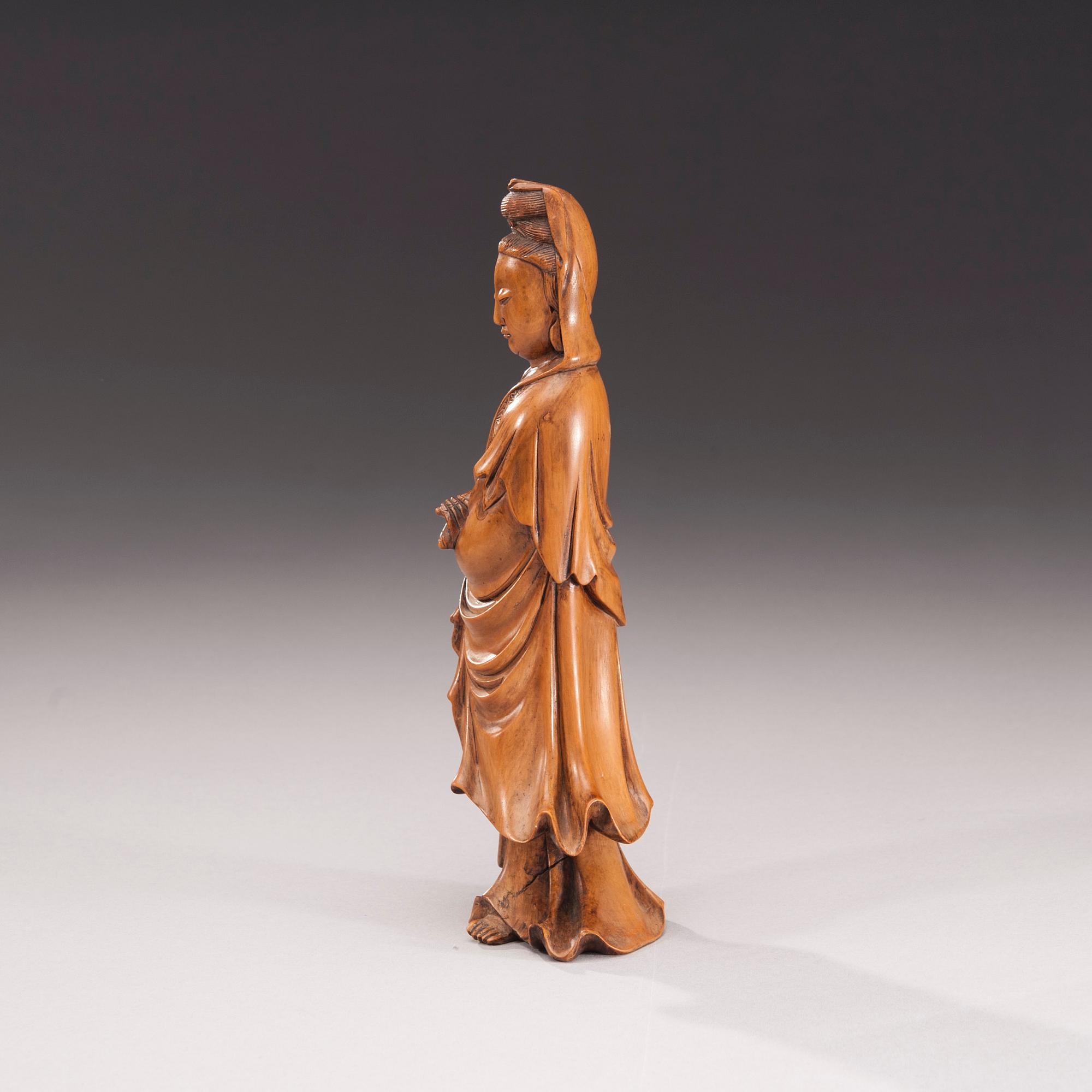 GUANYIN, buxbom, Kina 1800-talets slut.