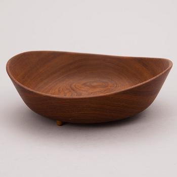 KAY BOJESEN, a teak bowl, Finn Juhl, Denmark. Designed 1951.