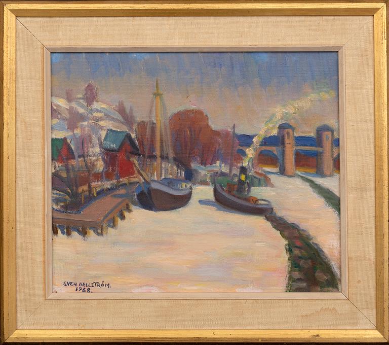 SVEN HELLSTRÖM, olja på duk, signerad och daterad 1968.