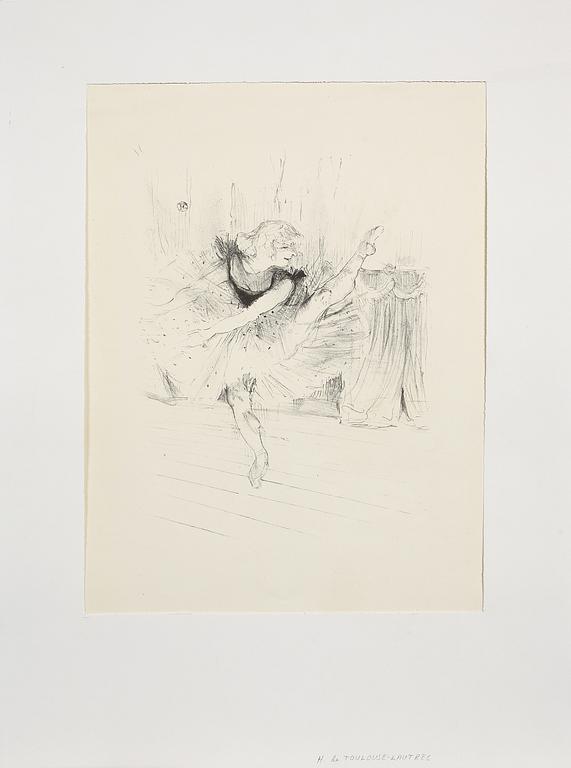 HENRI DE TOULOUSE-LAUTREC, efter, postumt tryck, monogramsignerad i trycket.